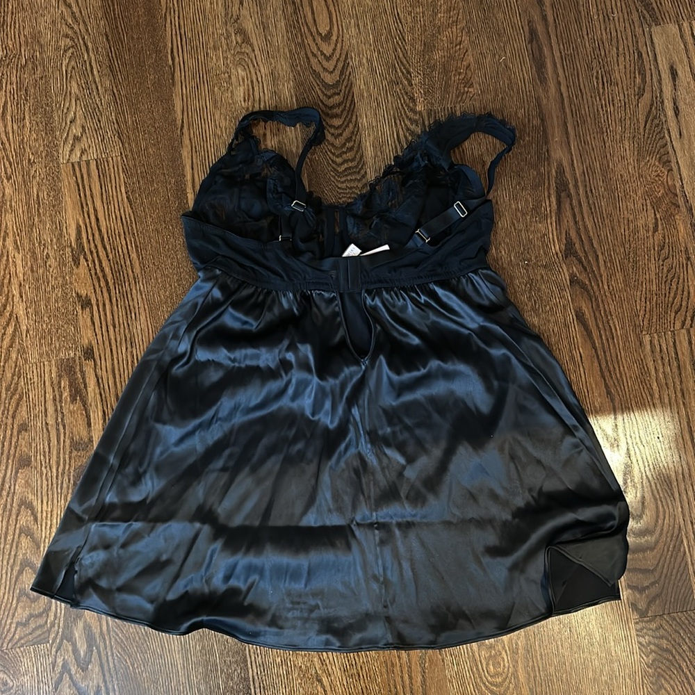 The Fabulous Full Cup Floral Embroidered Babydoll NWT VICTORIA SECRET Curvy XXL - Picture 3 of 8